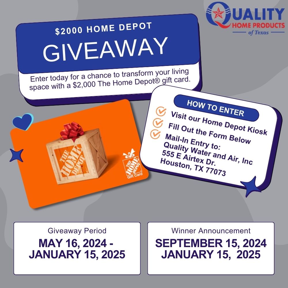 QTX Home Depot Giveaway